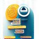 Icono de planificación financiera personal